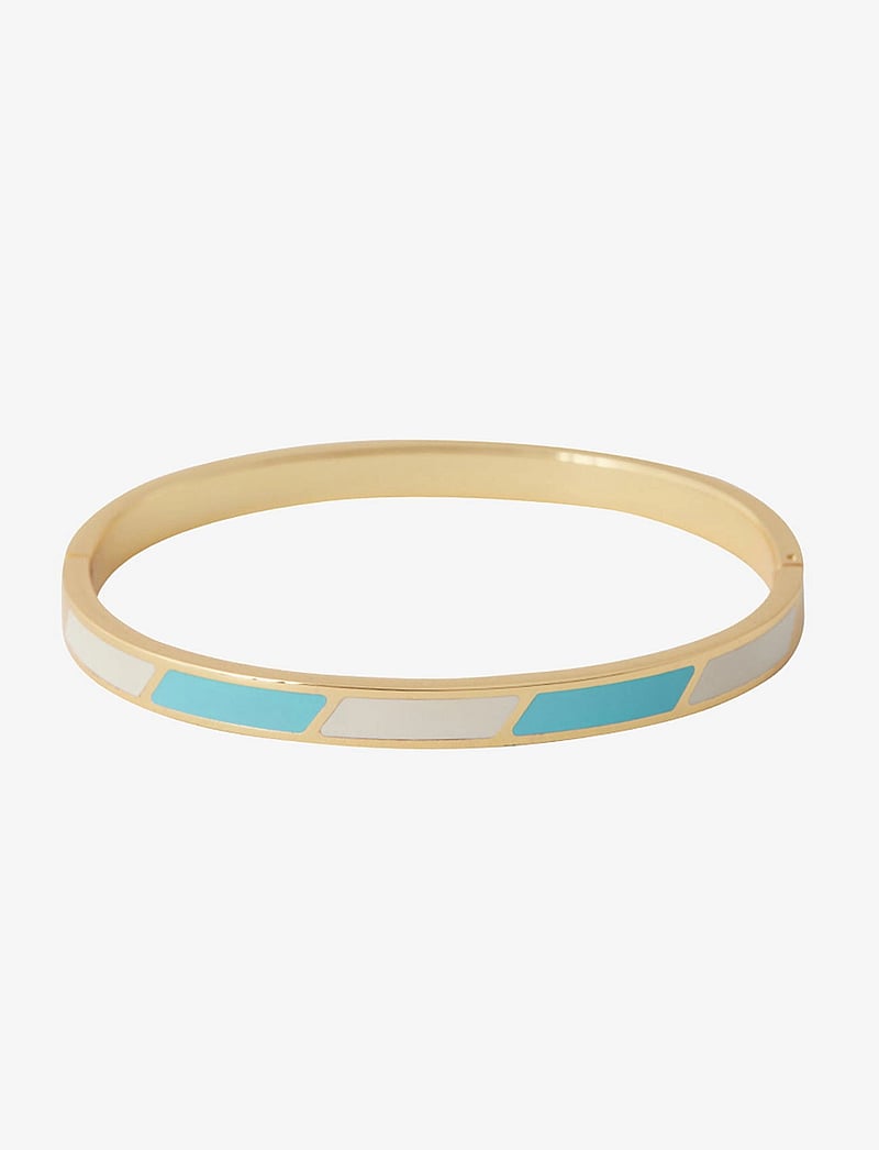 Design Letters - Striped Candy Bangle - armringe - turquoise 4174c + a055 - 1