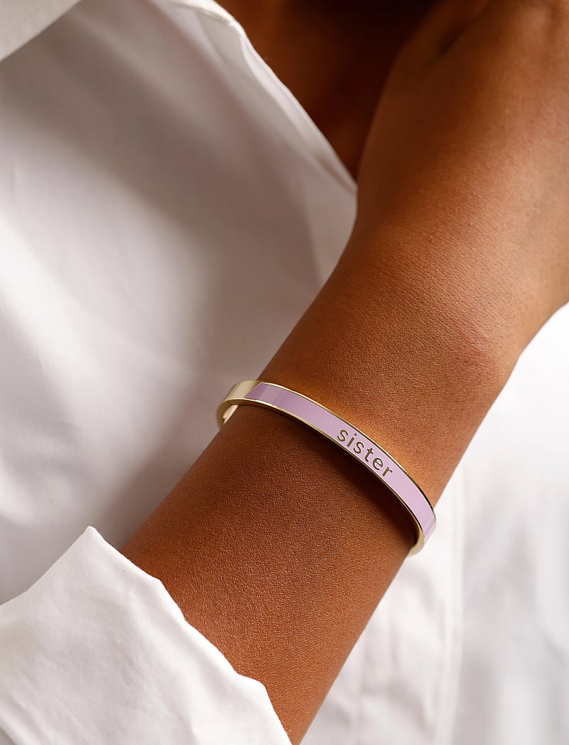 Design Letters - VIP Word Candy Bangle - bangles - lilac breeze 2099c - 0