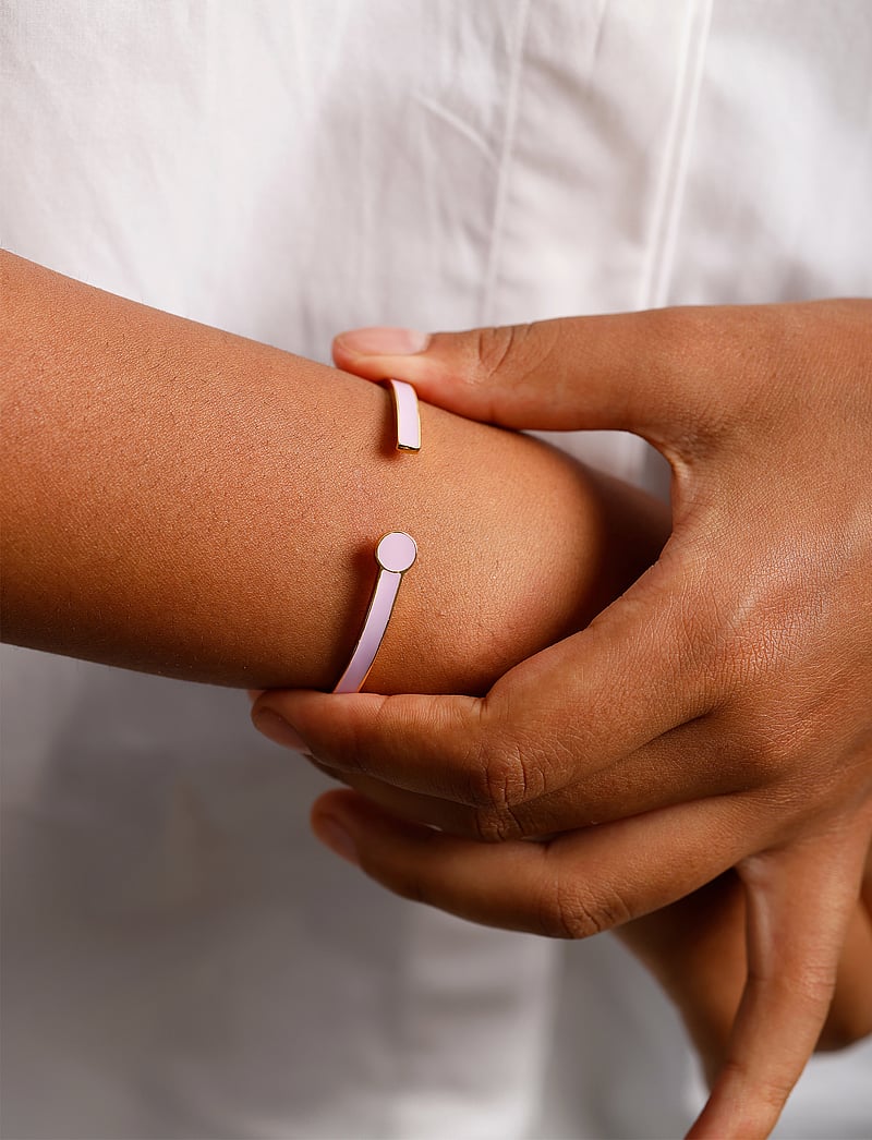 Design Letters - Rainbow Dot Bangle - apyrankės - lilac breeze 2099c - 0