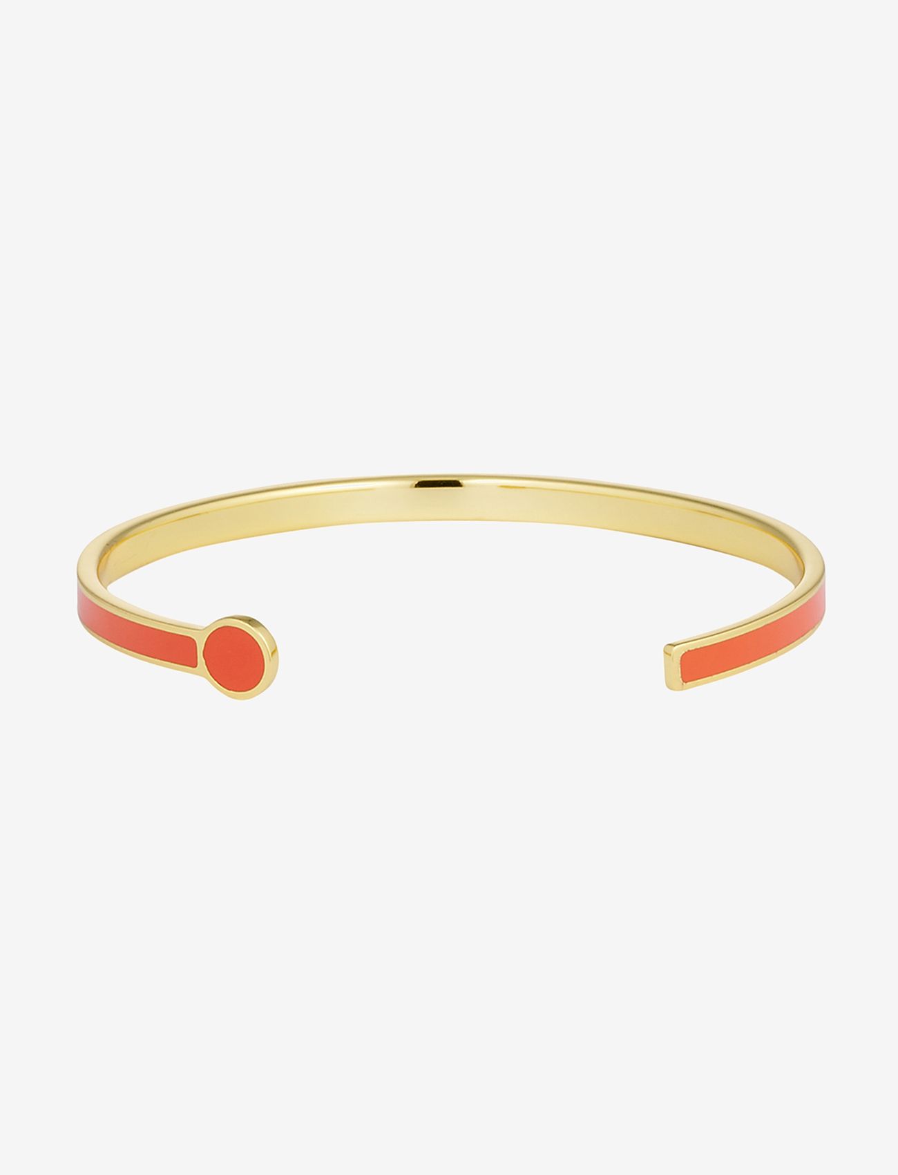 Design Letters - Rainbow Dot Bangle - laveste priser - deep sea coral 2032c - 1