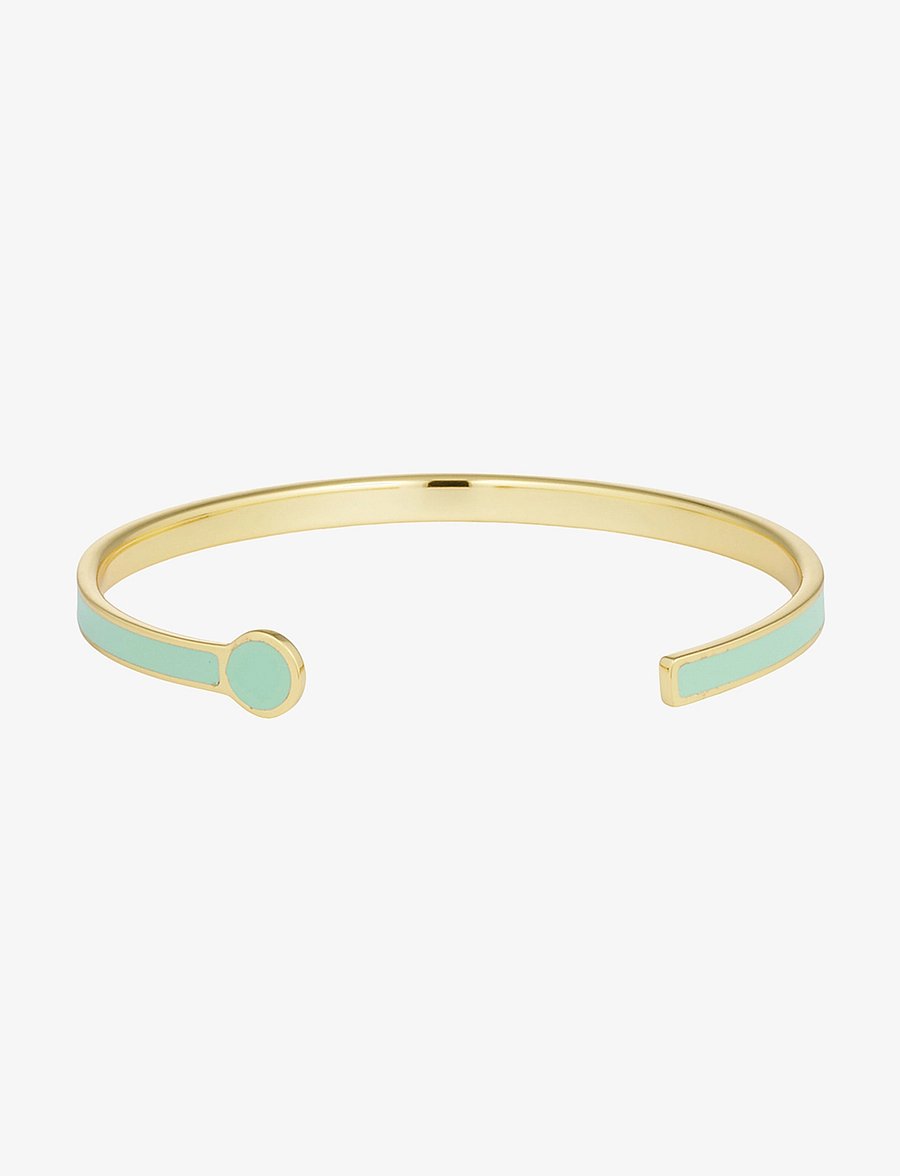 Design Letters - Rainbow Dot Bangle - bangles - green bliss 337c - 1