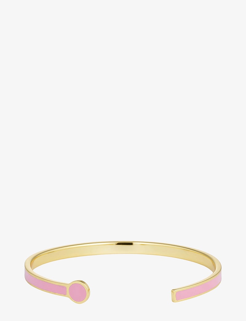 Design Letters - Rainbow Dot Bangle - bangles - pink 1905c - 1