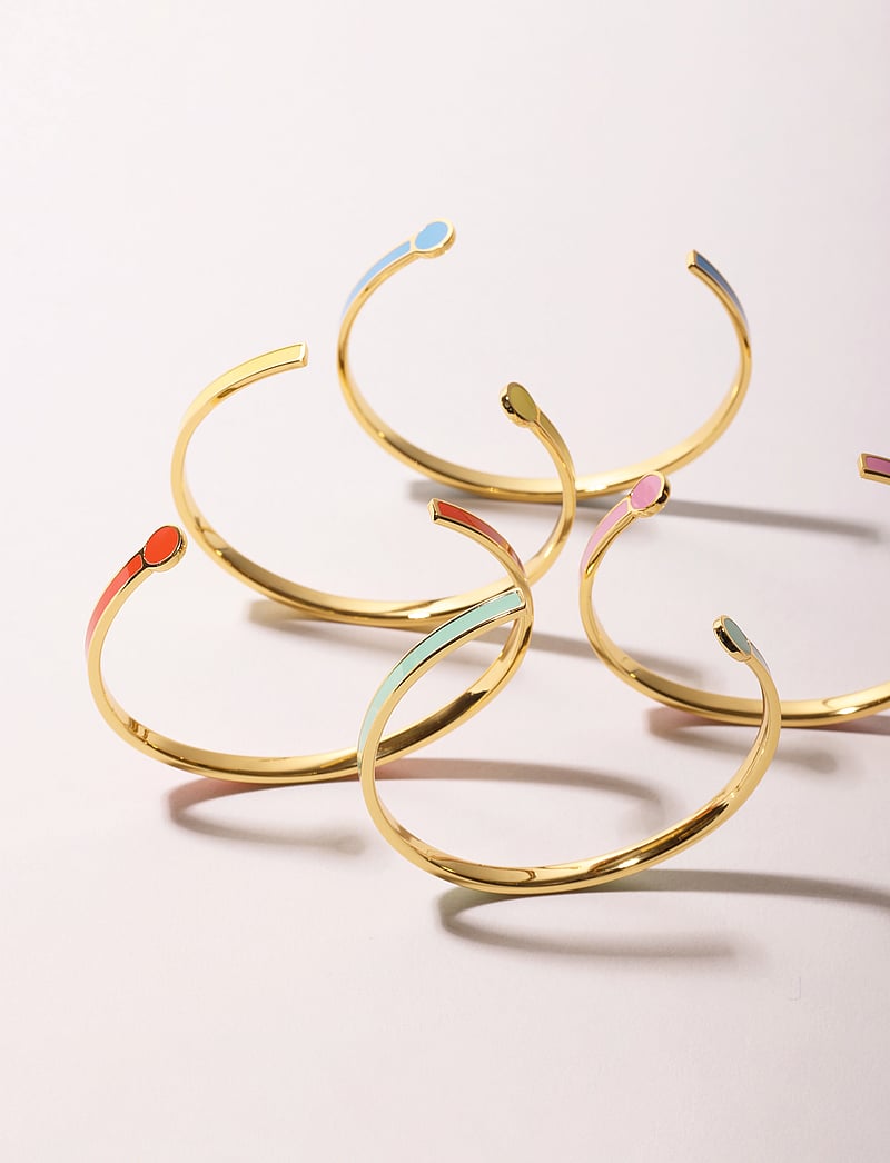 Design Letters - Rainbow Dot Bangle - bangles - pink 1905c - 3