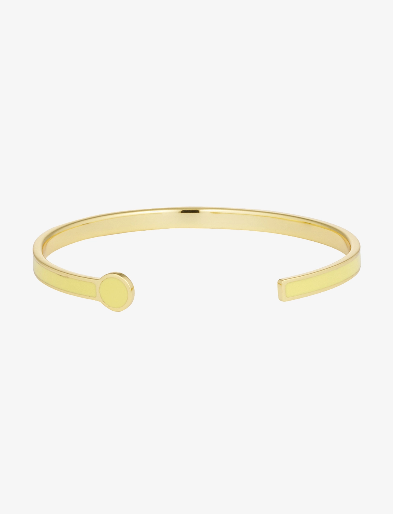 Design Letters Rainbow Dot Bangle - Armbänder - YELLOW 121C / yellow