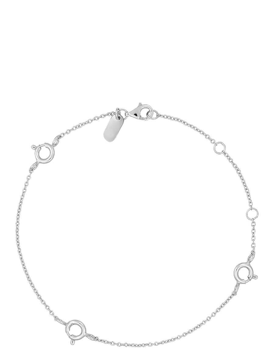 Design Letters - Ruth Anchor charm lock bracelet, silver - lenkearmbånd - silver - 1