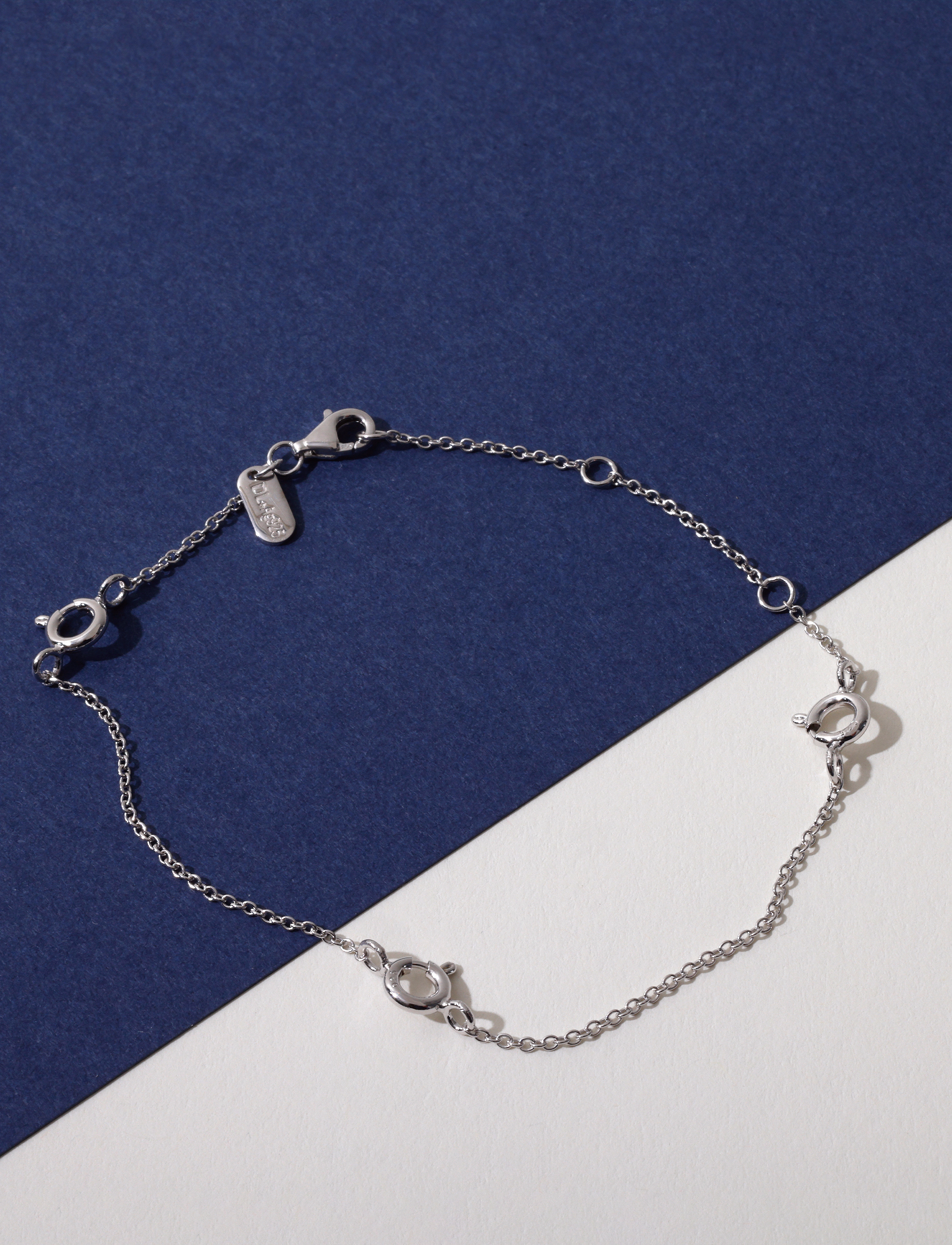Design Letters - Ruth Anchor charm lock bracelet, silver - lenkearmbånd - silver - 2