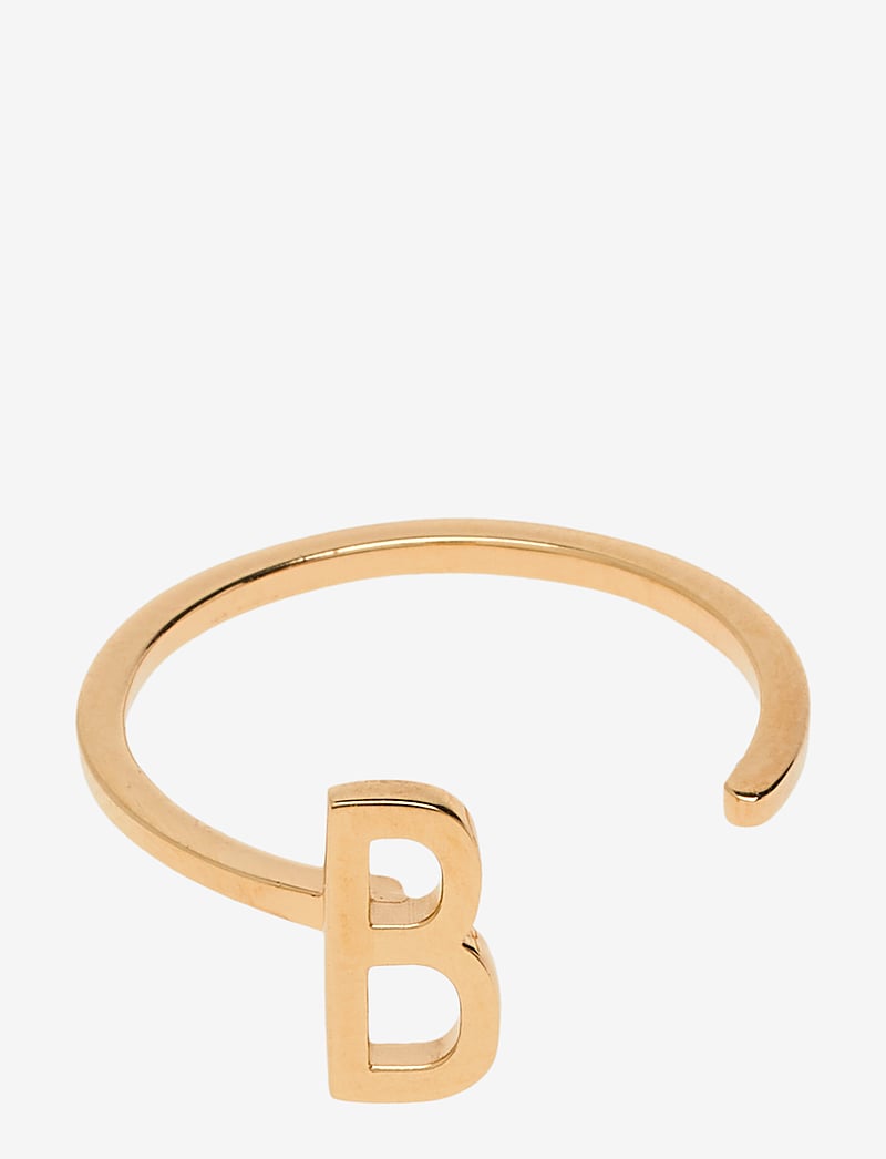 Design Letters - Ring A-Z Gold - rings - gold - 0