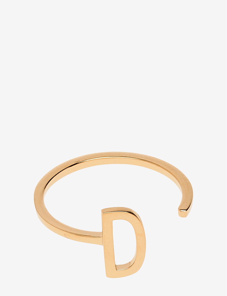 Design Letters - Ring A-Z Gold - ringe - gold - 1