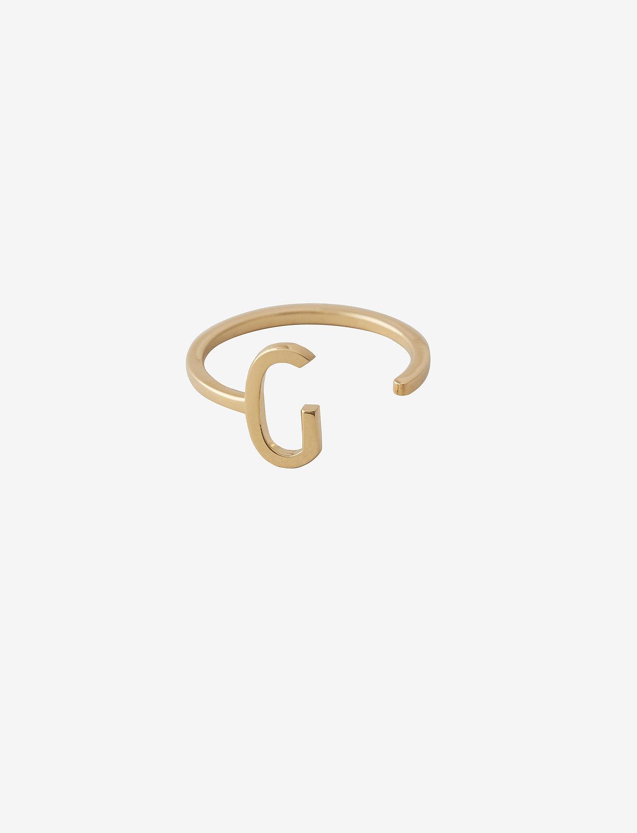 Design Letters - Ring A-Z Gold - feestelijke kleding voor outlet-prijzen - gold - 0