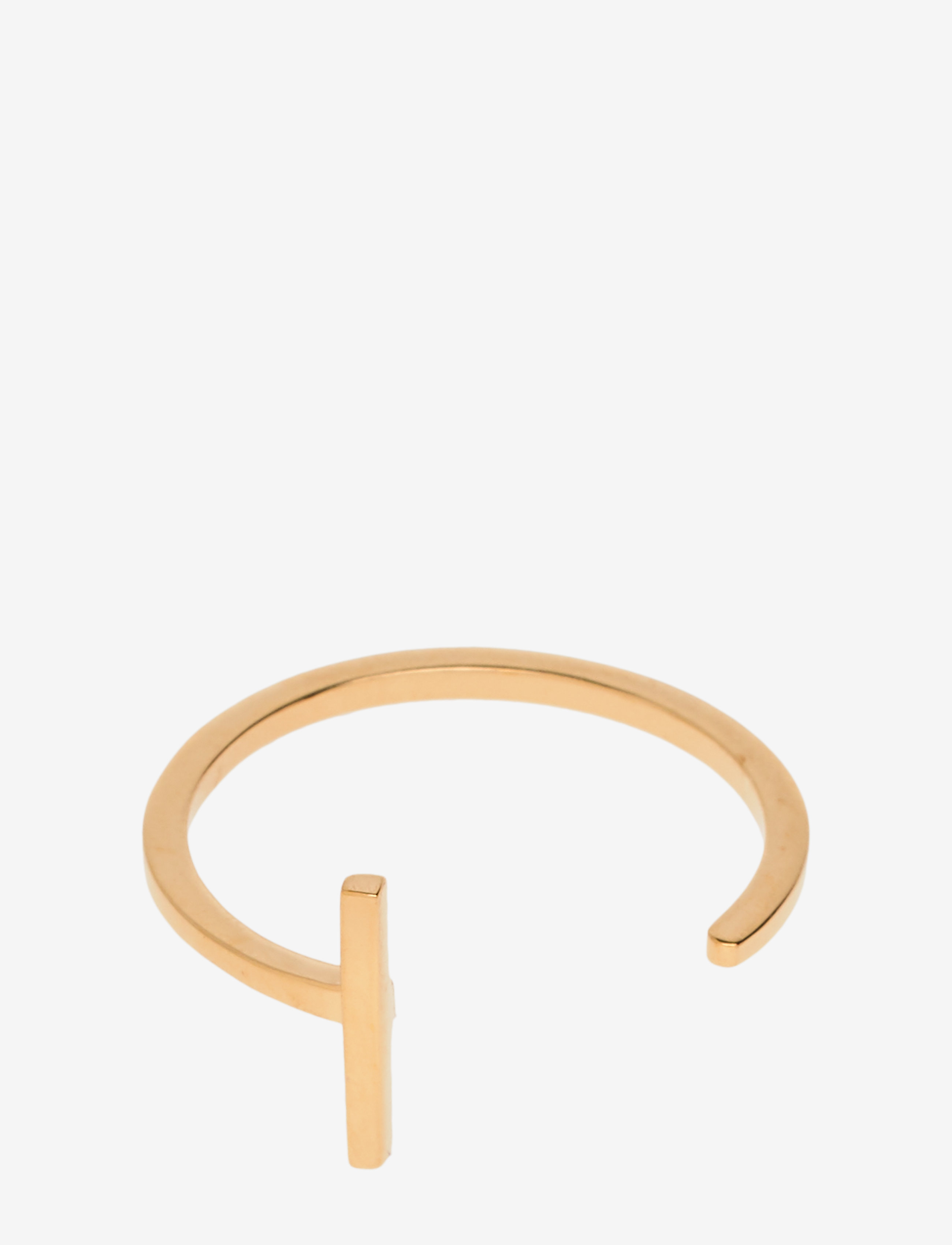 Design Letters Ring A-Z Gold - Accessoarer - GOLD / gold