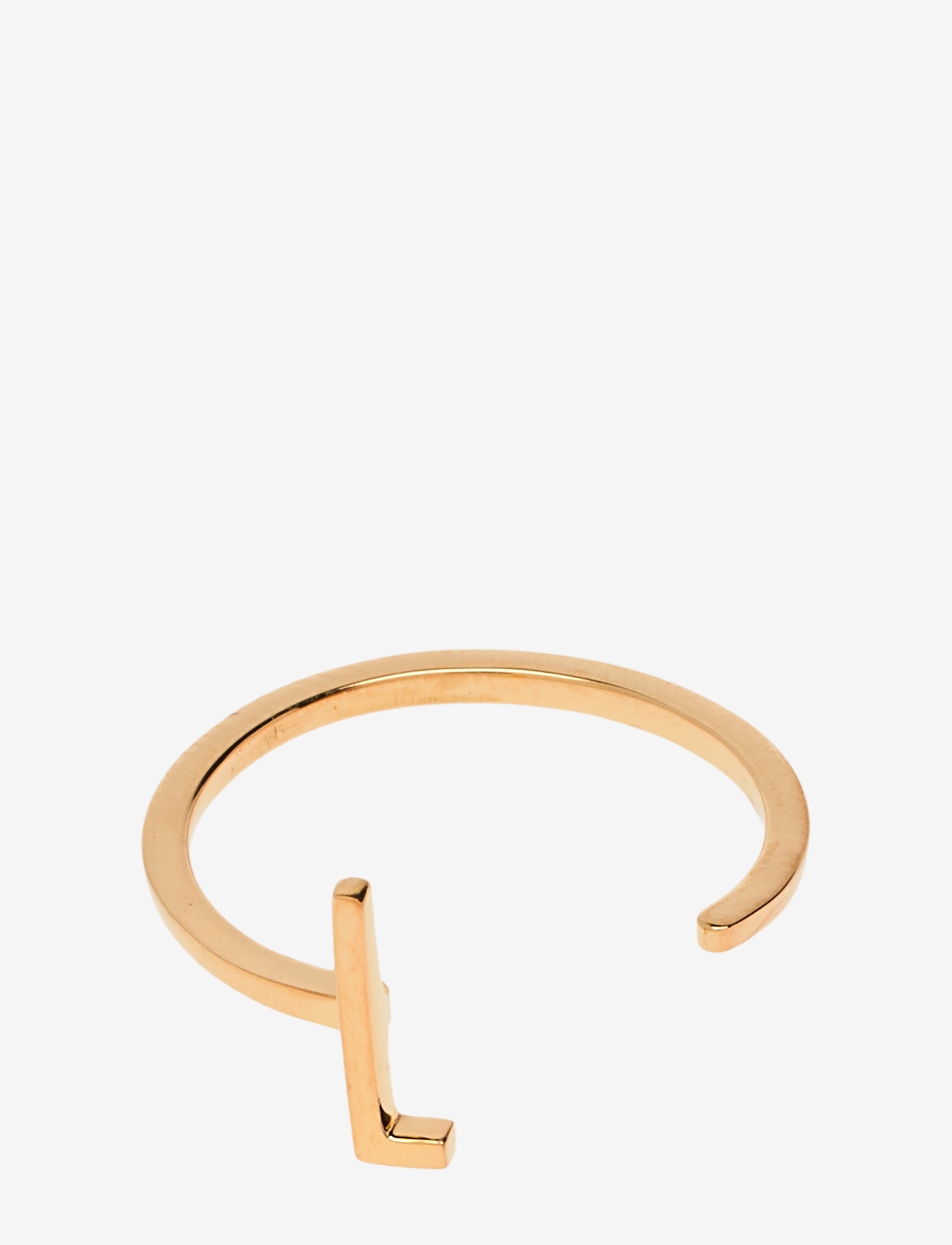 Design Letters Ring A-Z Gold - Accessoires - GOLD / gold