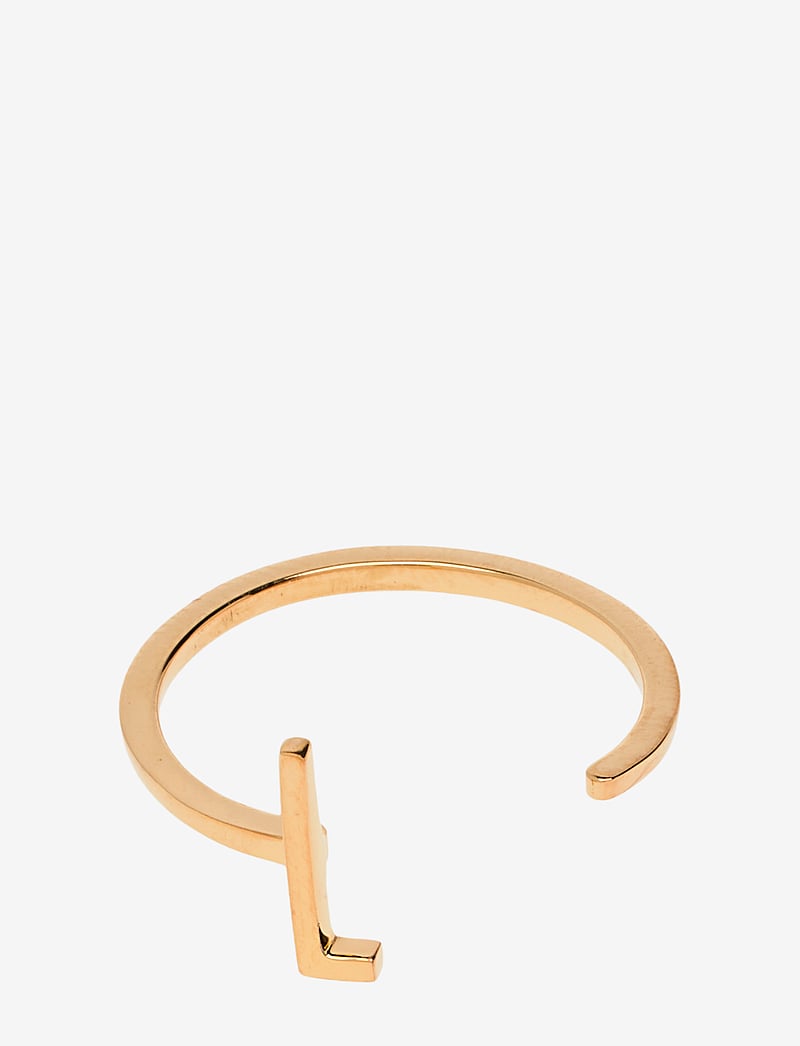 Design Letters - Ring A-Z Gold - ringe - gold - 0