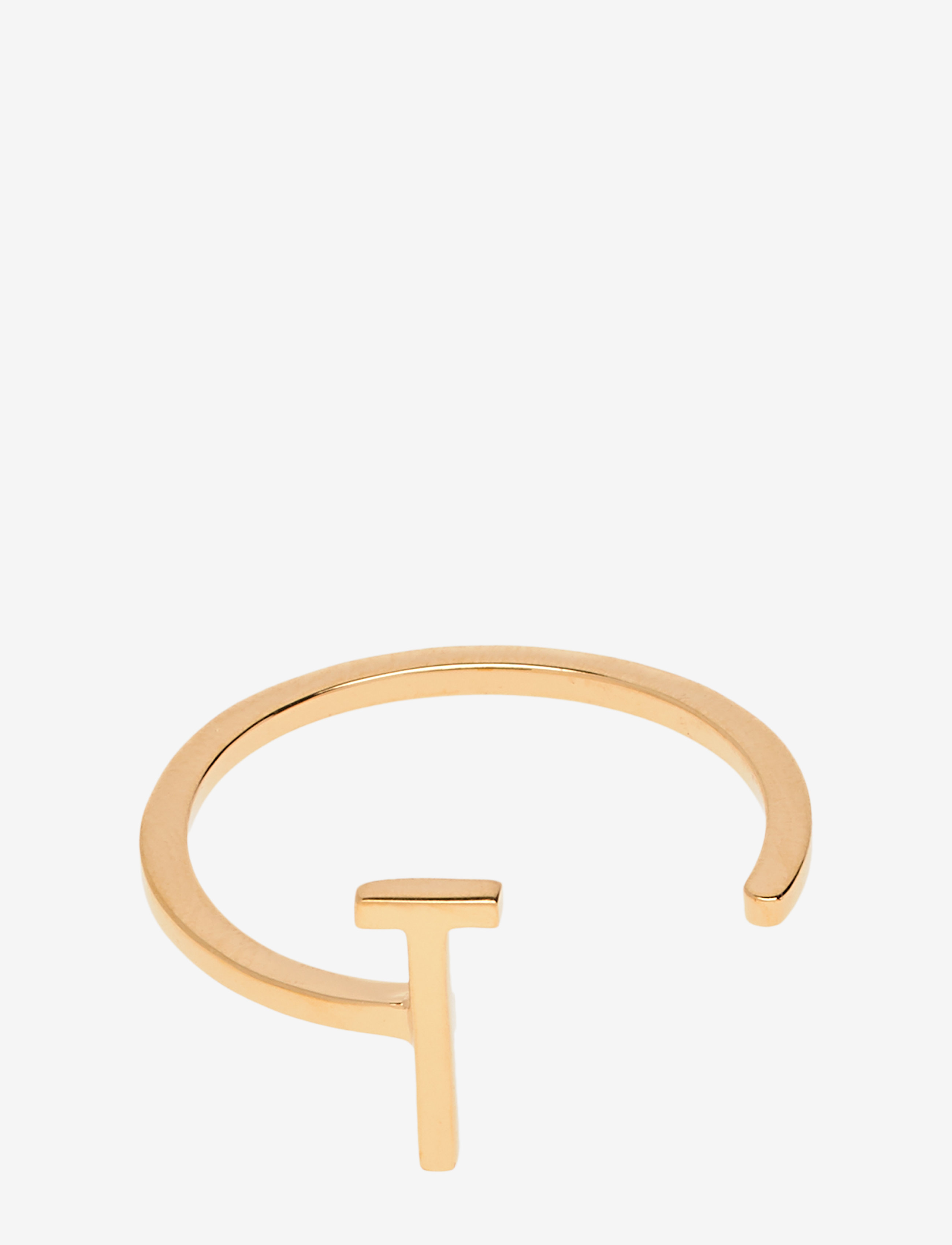 Design Letters Ring A-Z Gold - Accessoires - GOLD / gold