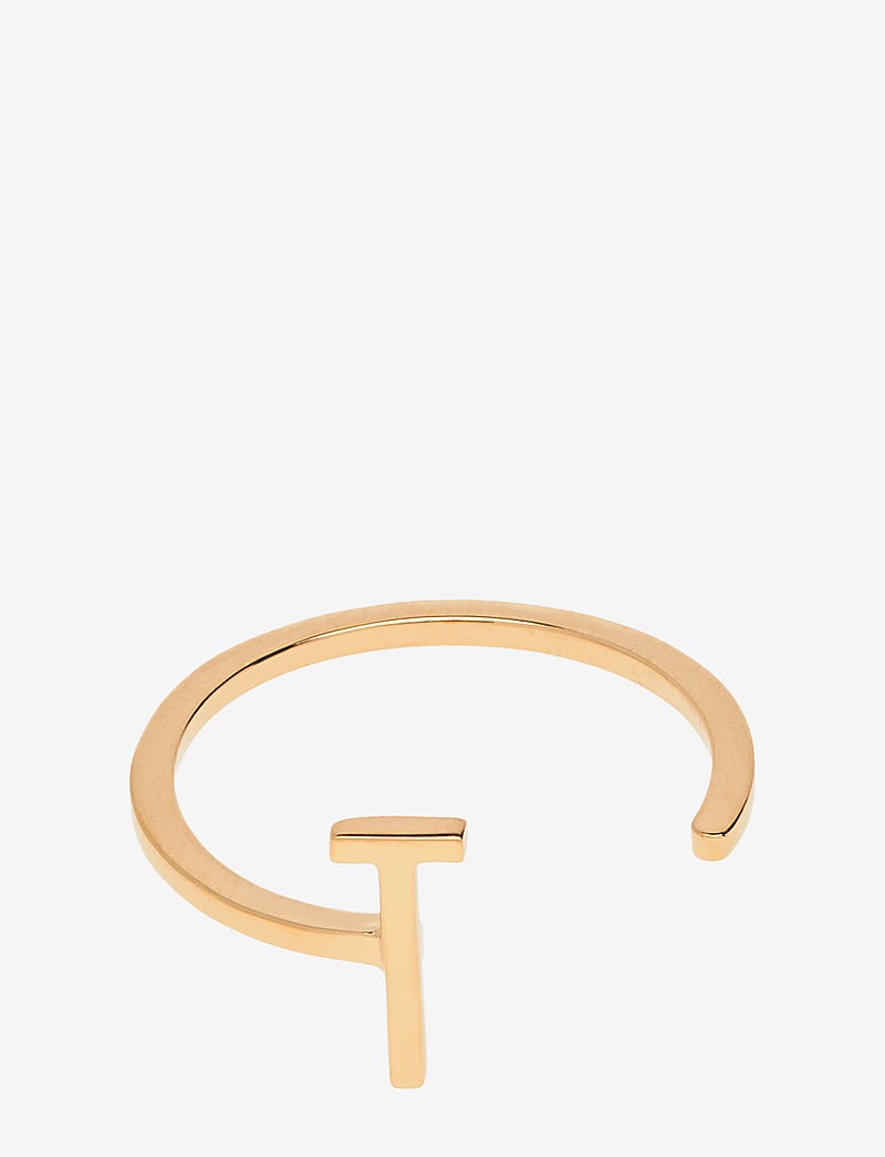 Design Letters - Ring A-Z Gold - ringe - gold - 0
