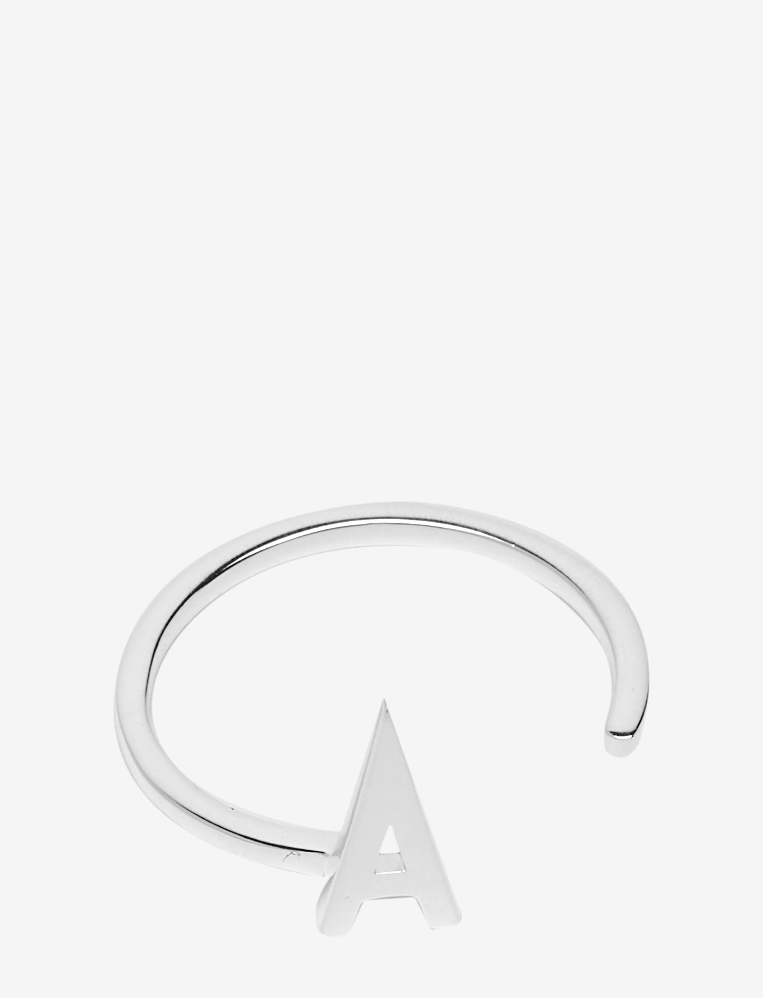 Design Letters - Ring A-Z Silver - festkläder till outletpriser - silver - 1