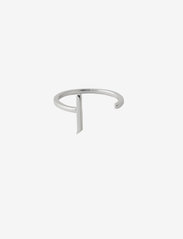 Design Letters - Ring A-Z Silver - odzież imprezowa w cenach outletowych - silver - 0