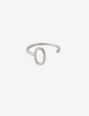 Design Letters - Ring A-Z Silver - juhlamuotia outlet-hintaan - silver - 0