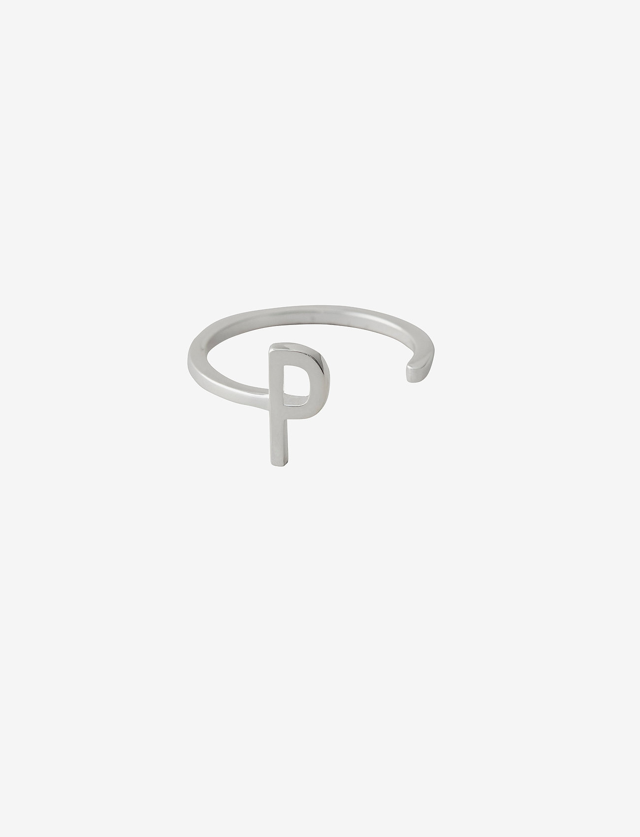 DESIGN LETTERS Ring A-Z Silber Silber - One Size - Damen