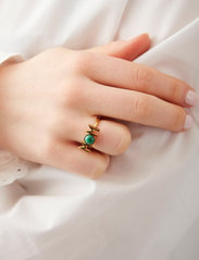 Design Letters - Great Mom Ring - rings - green - 0