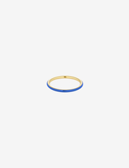 Design Letters - Classic Stack Ring - party wear at outlet prices - cobalt blue 2728c - 0