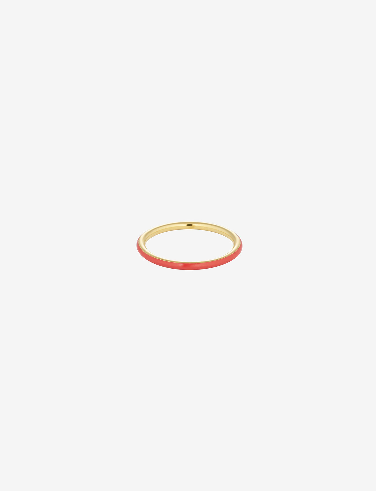 Design Letters - Classic Stack Ring - geschenke unter chf 50 - deep sea coral 2032c - 0