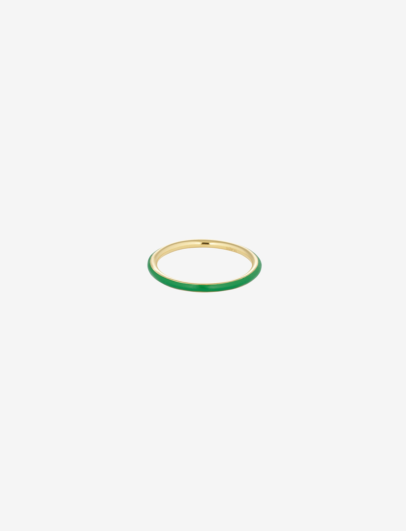 Design Letters - Classic Stack Ring - geschenke unter 50€ - grass green 347c - 0