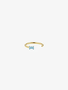 Bow tie Ring, Design Letters