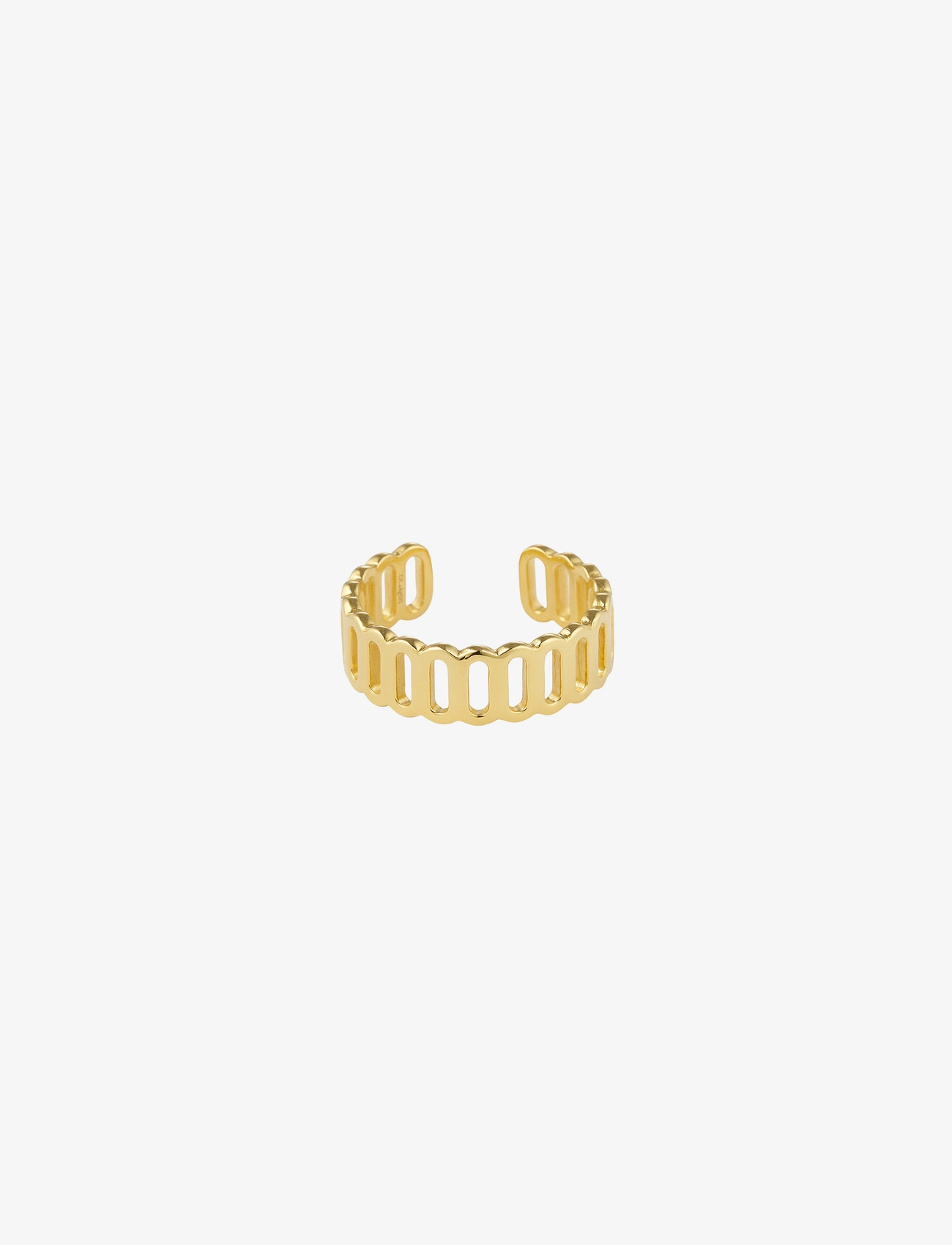 Design Letters Link Together Ring - Basics - GOLD / gold