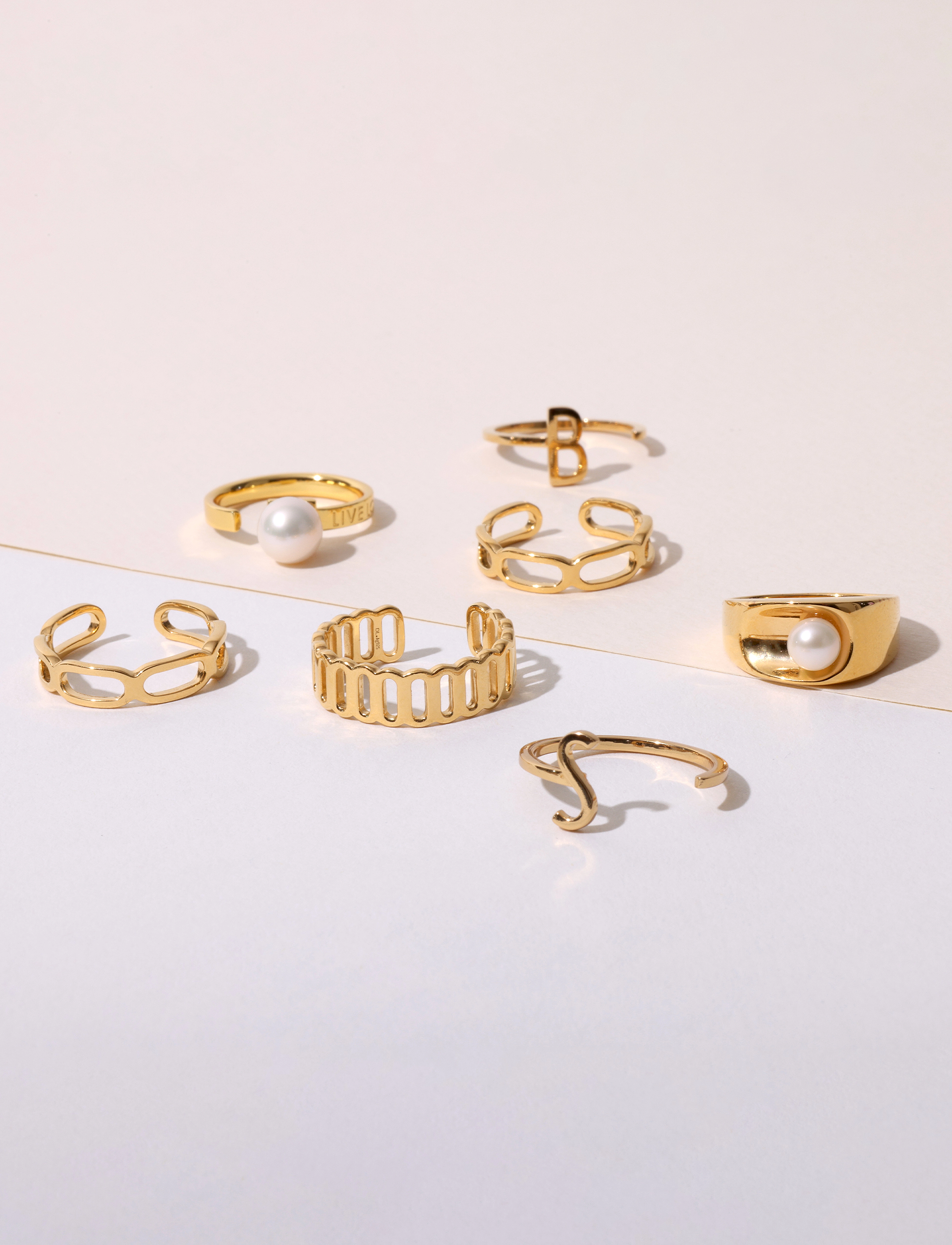 Design Letters Link Together Ring dam – bild 3