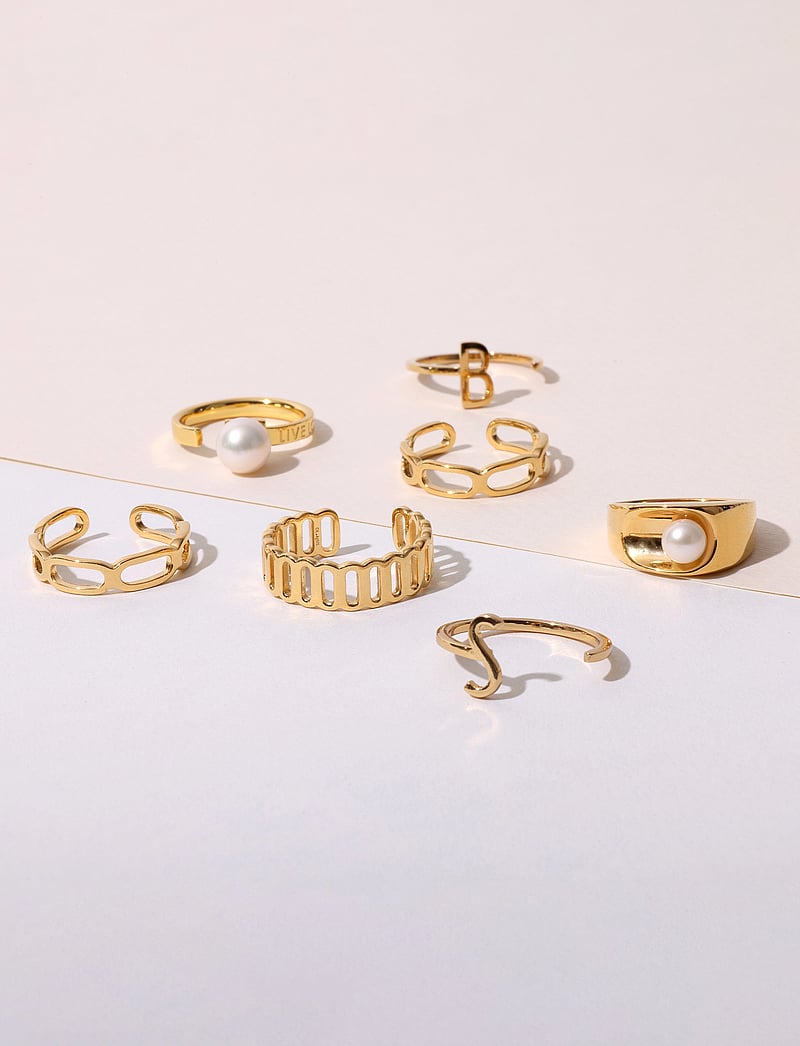 Design Letters - Link Together Ring - sõrmused - gold - 3