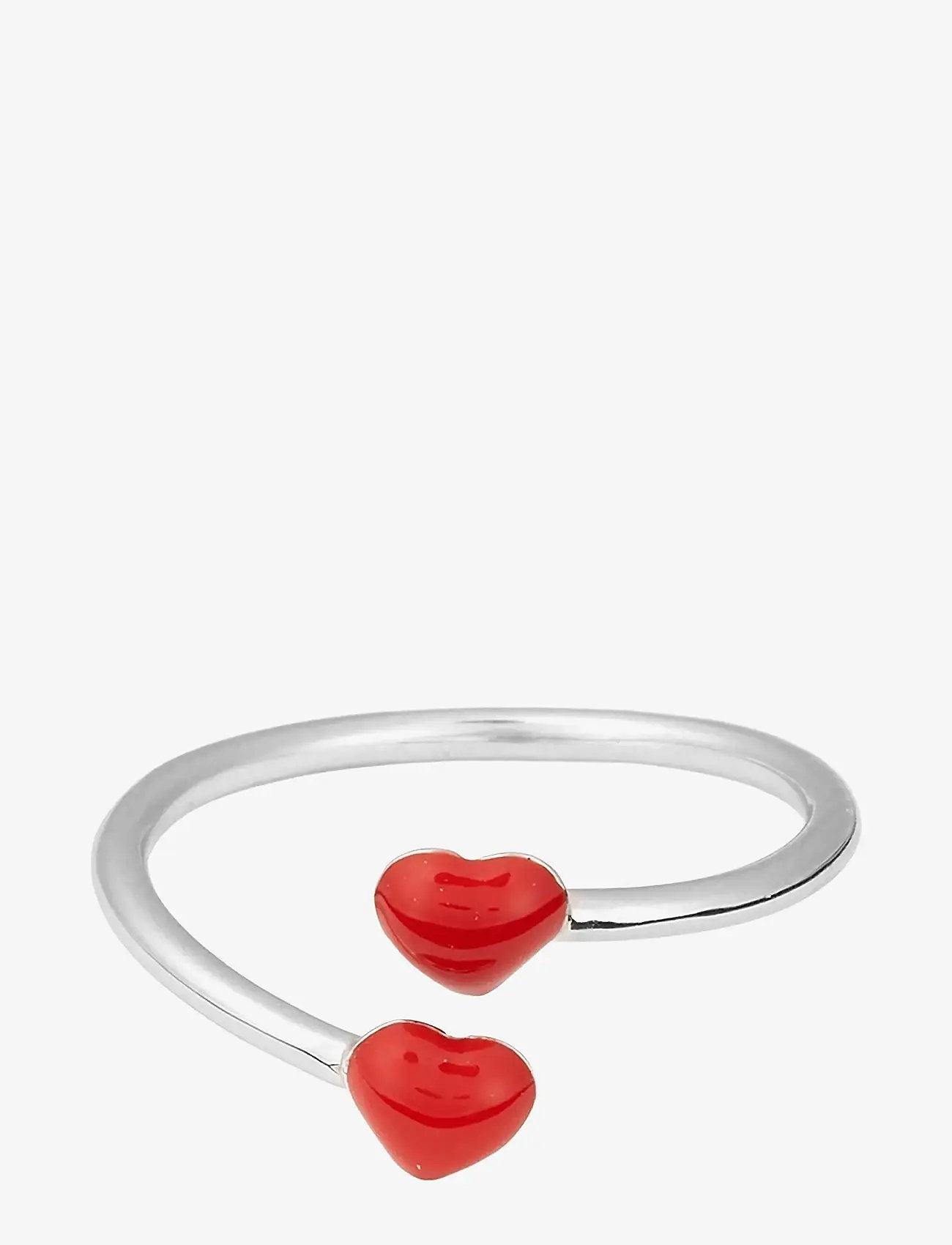 Design Letters - Little Big Love Ring - Silver - ringe - deep sea coral - 1