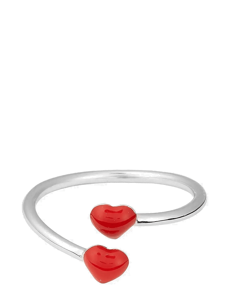 Design Letters - Little Big Love Ring - Silver - ringe - deep sea coral - 1