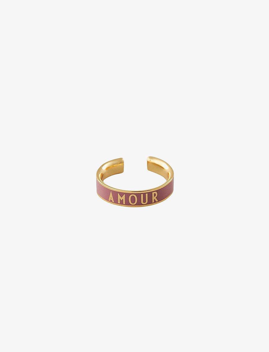 Design Letters - Word Candy Ring - sõrmused - dark pink 687c - 1