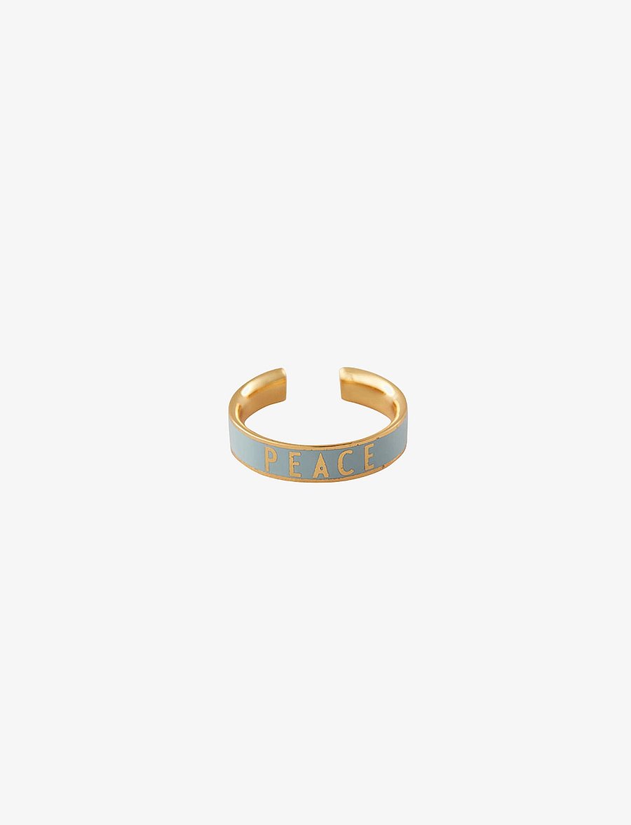 Design Letters - Word Candy Ring - rings - light blue 5435c - 1