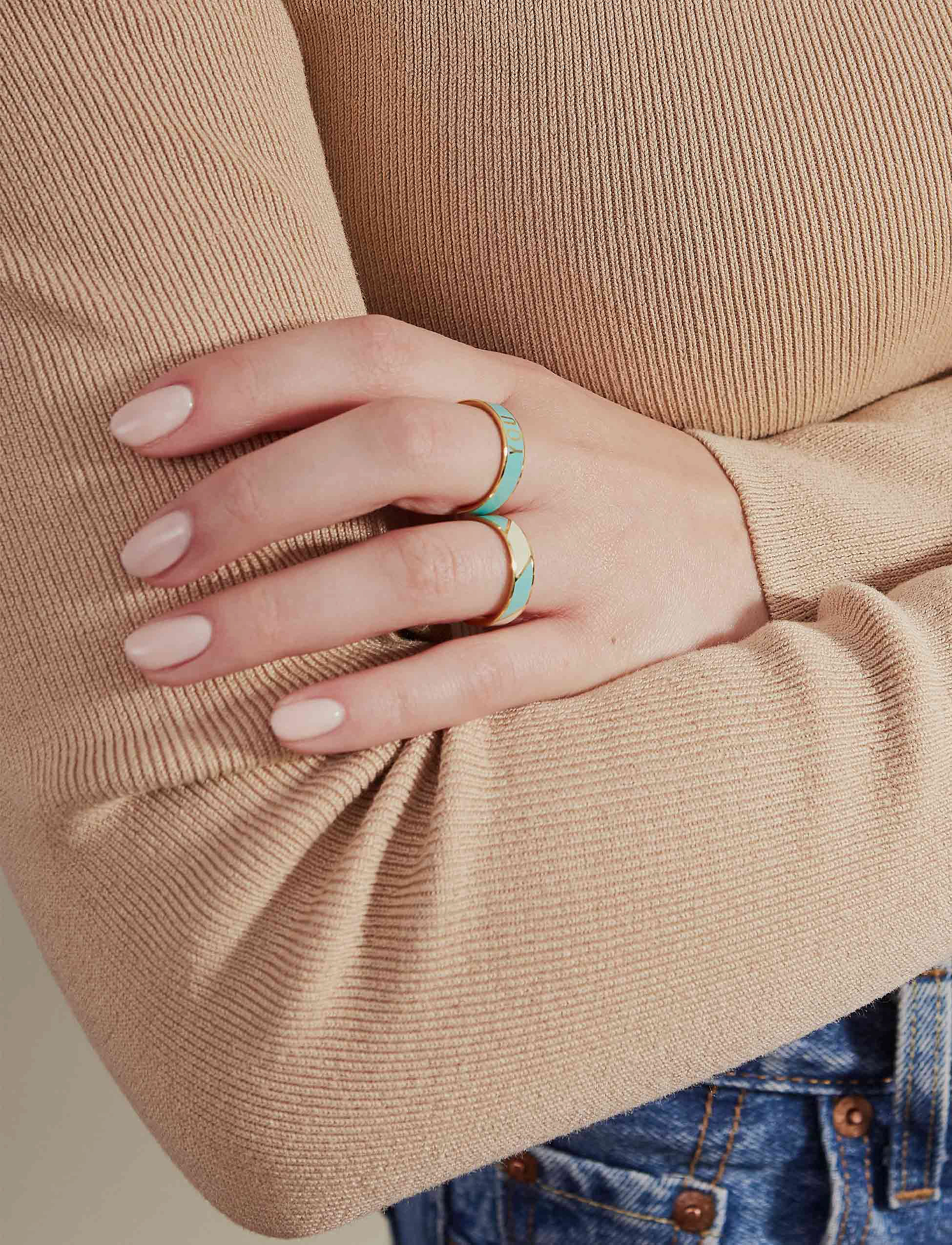 Design Letters - Word Candy Ring - sõrmused - turquoise 4174c - 2