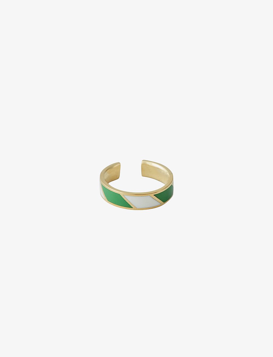 Design Letters - Striped Candy Ring - ringe - ggwhite - 1