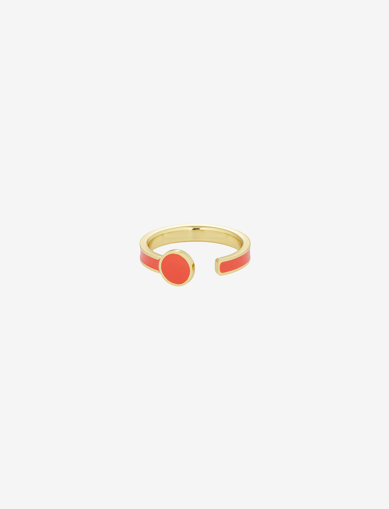 Design Letters - Rainbow Dot ring - geschenke unter chf 50 - deep sea coral 2032c - 0