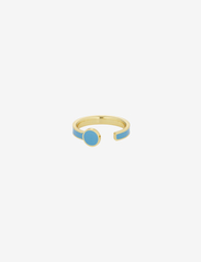 Design Letters - Rainbow Dot ring - festmode zu outlet-preisen - swim cap blue 2389c - 0
