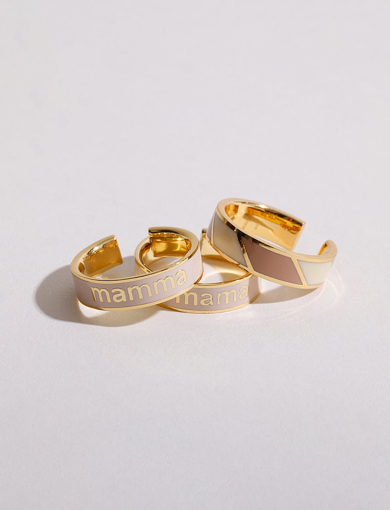 Design Letters - VIP Word Candy Ring - ringar - pastel beige 7604c - 2