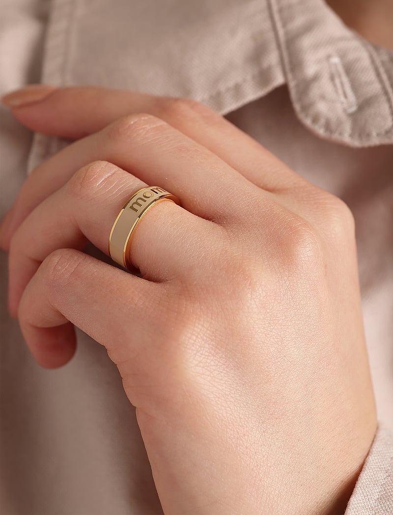 Design Letters - VIP Word Candy Ring (Zimula) - ringar - beige 4675c - 0