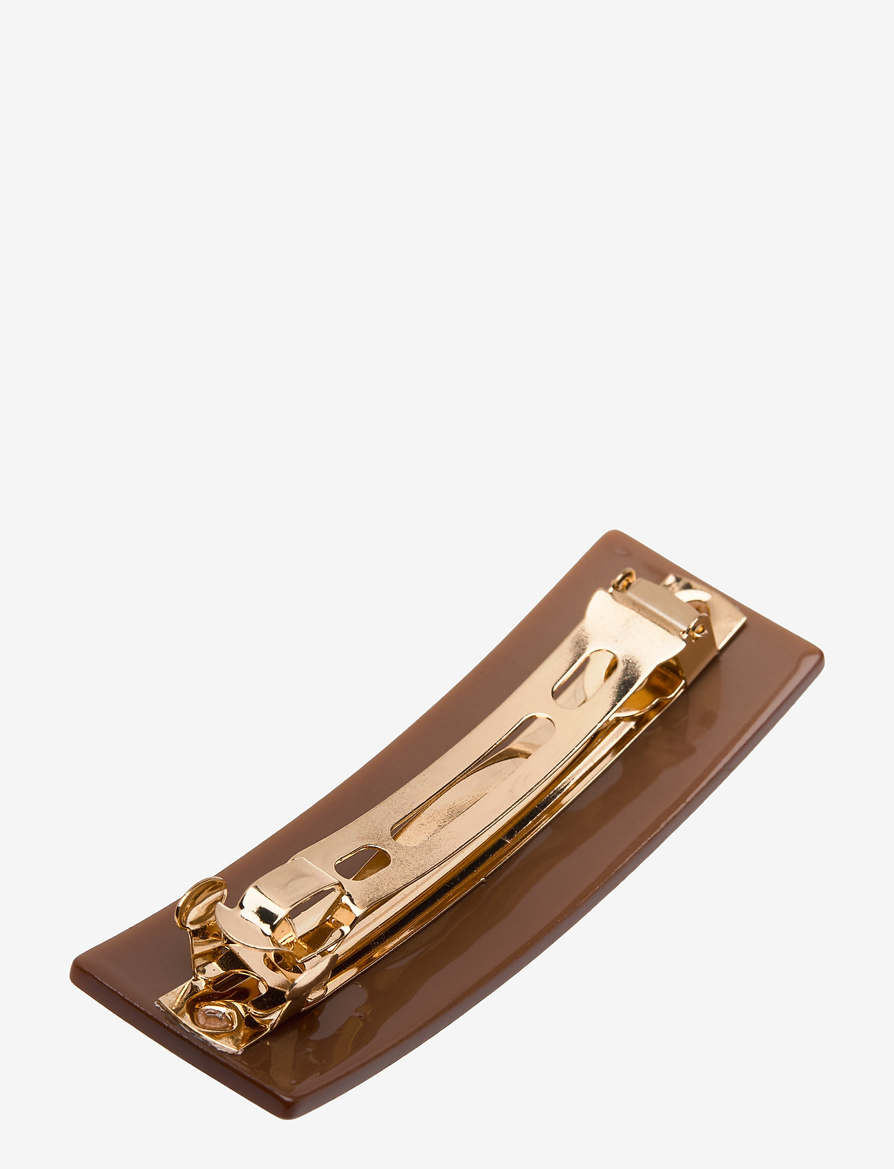 Design Letters - Classic Hair Clip - brown - 1