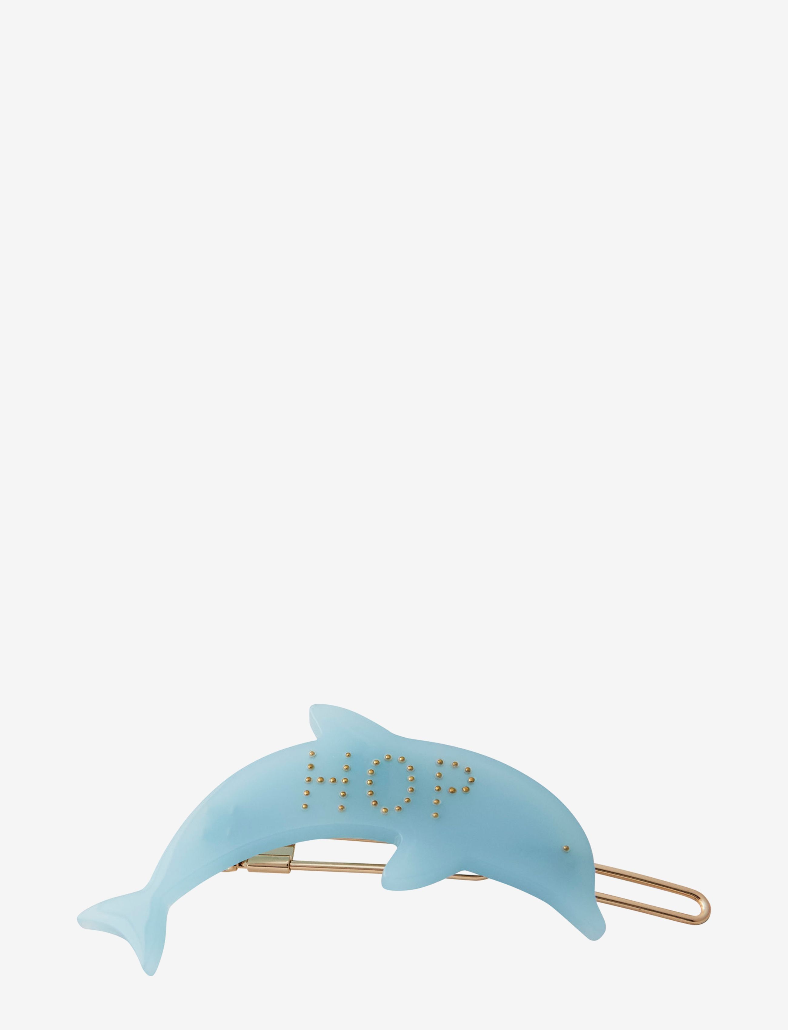 DESIGN LETTERS Iconic Hair Clip Dolphin Blau - One Size - Kinder