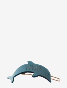 Iconic Hair Clip Dolphin, Design Letters