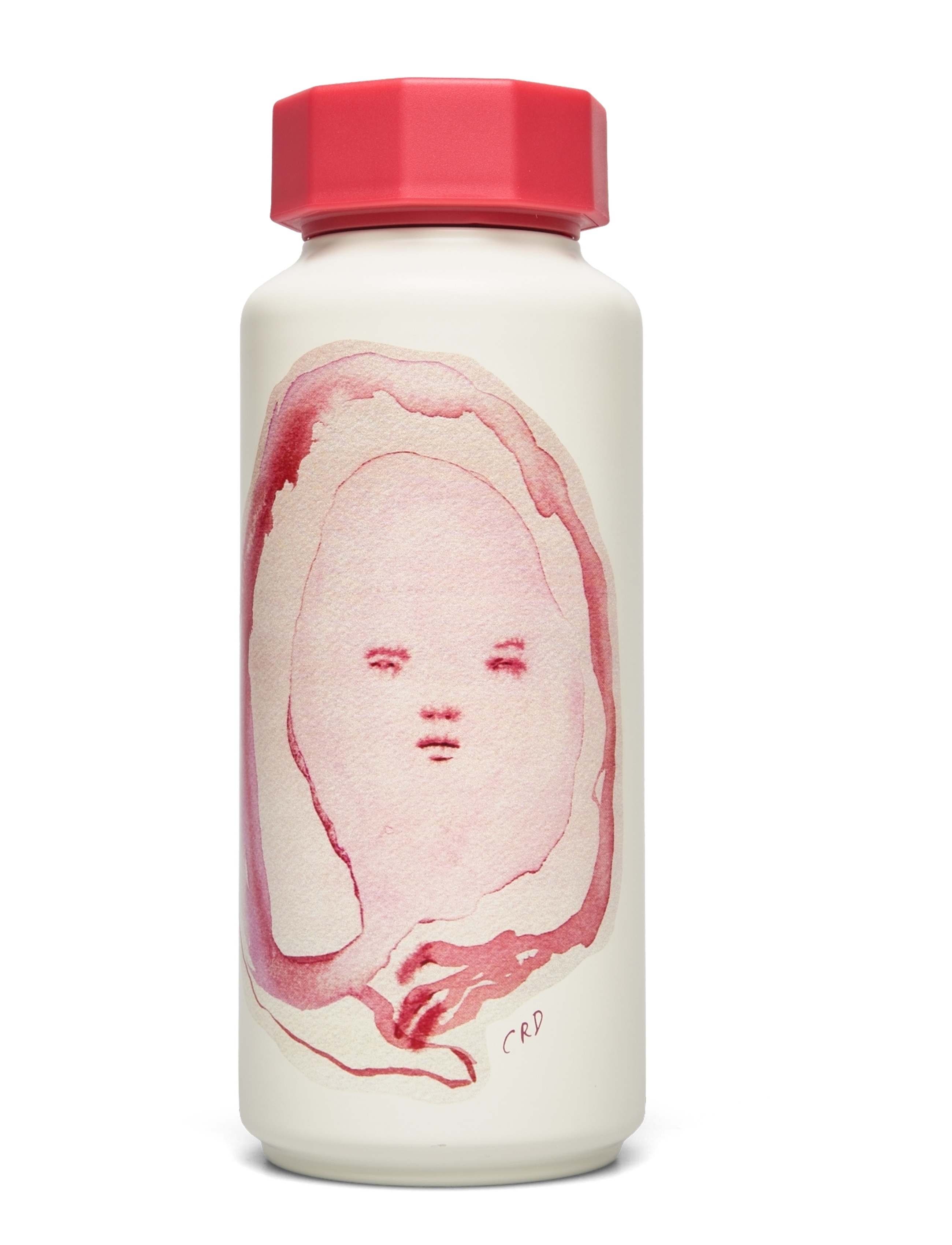 Design Letters Knæk Cancer Thermo Bottle, Water Bottles, Pink, Str: 500 ml