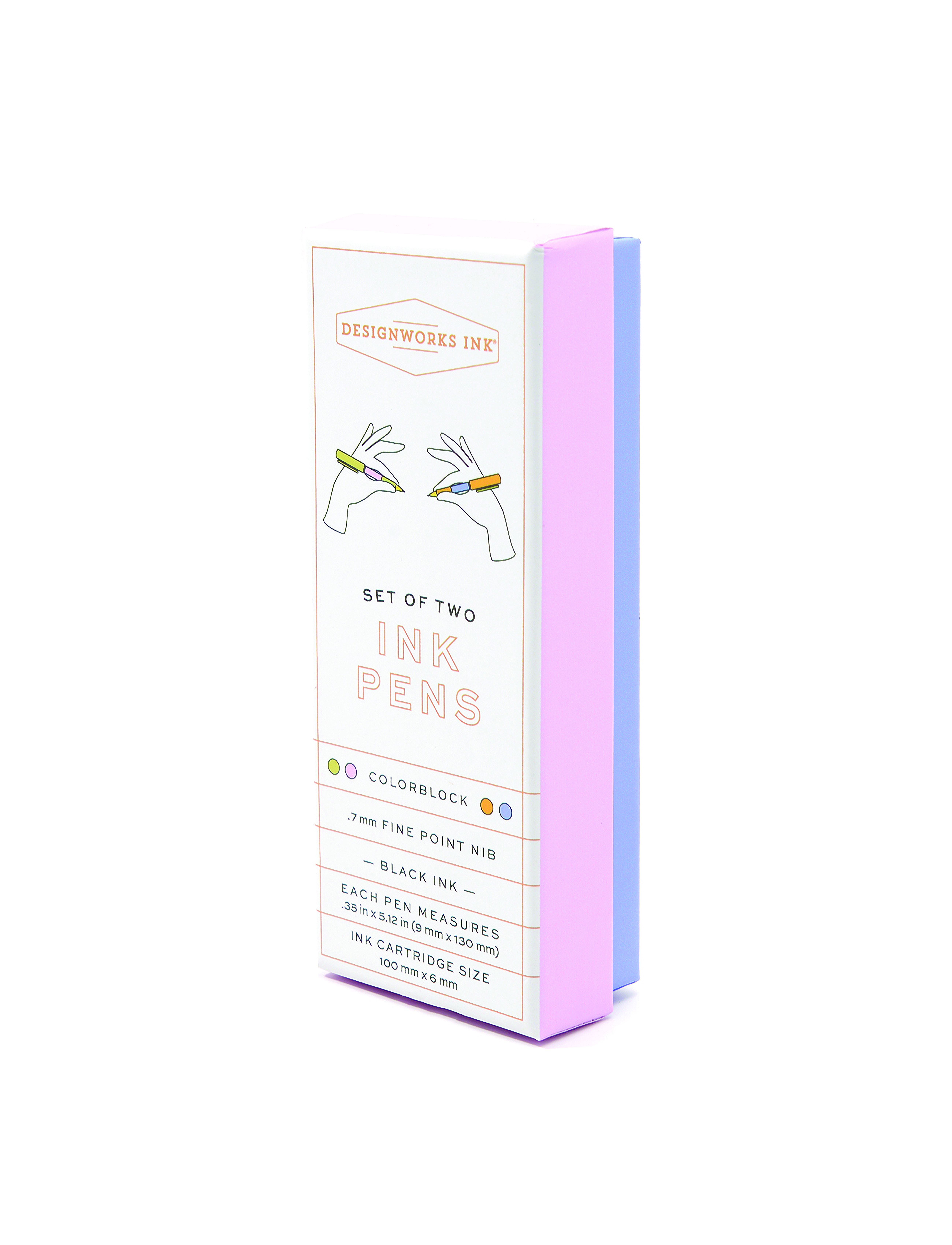 DesignWorks Inc - Color Block Pens (set of 2) - multi - 1