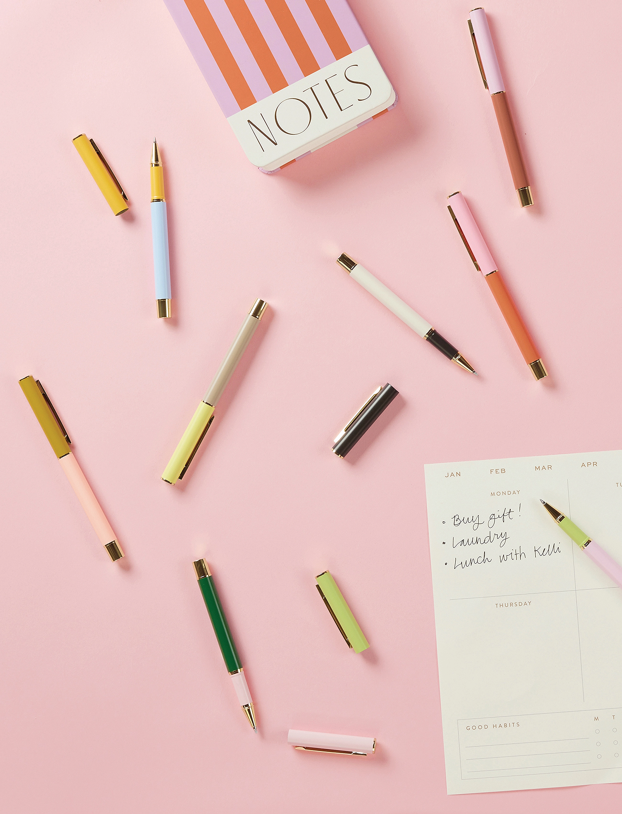 DesignWorks Inc - Color Block Pens (set of 2) - multi - 2