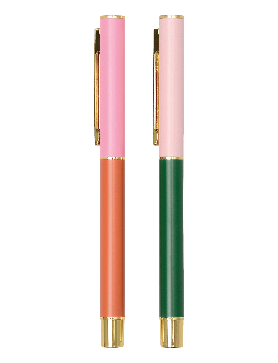 DesignWorks Inc - Color Block Pens (set of 2) - multi - 0