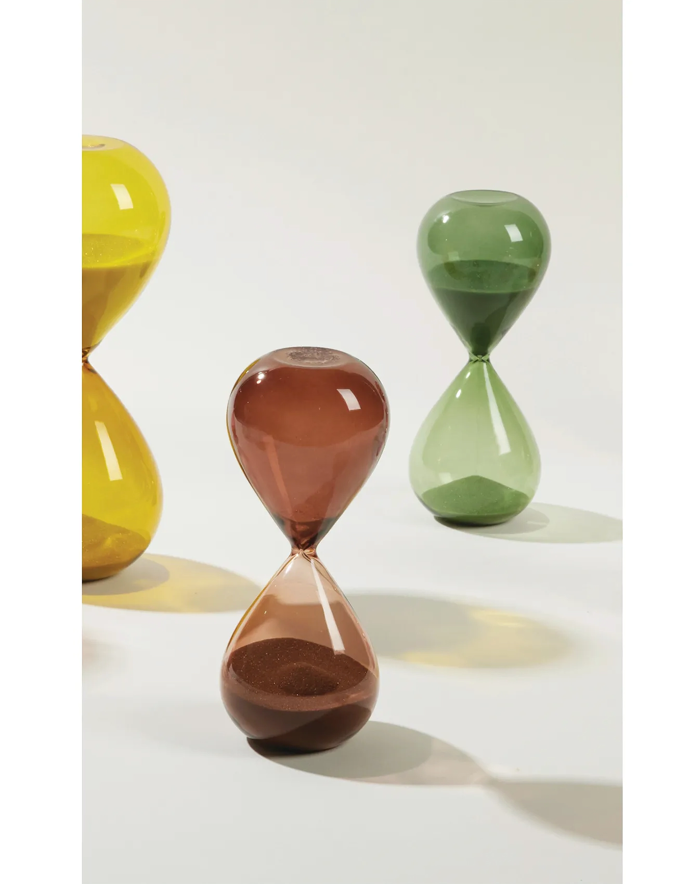 DesignWorks Inc - Hourglass (15 Min) Boxed - Smoky Quartz - figuren & skulpturen - smoky brown - 1