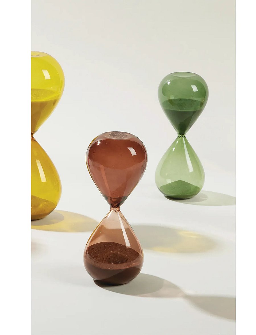 DesignWorks Inc - Hourglass (15 Min) Boxed - Smoky Quartz - figures et sculptures - smoky brown - 1