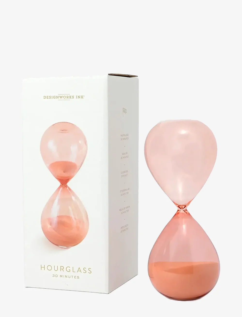 DesignWorks Inc - Hourglass 30 minutes Peachy Ombre Boxed - osta hinna alusel - peach - 0